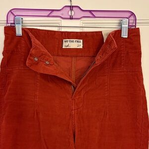 We The Free Women’s Rust-Red Corduroy Pants
